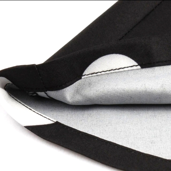 SISJULY BLACK POLKA-DOT RETRO STYLE DRESS NEW With TAGS - Picture 6 of 11